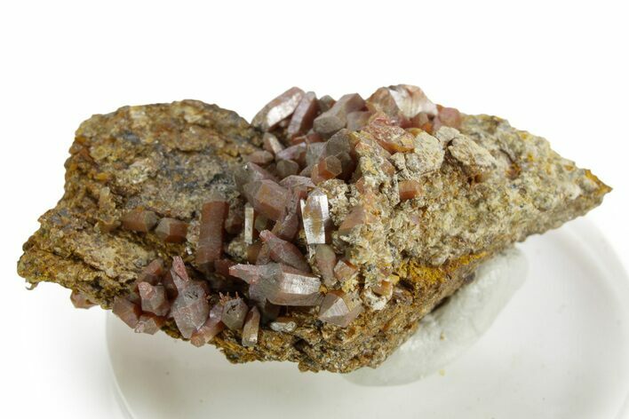 Red-Purple Vanadinite Crystals - Western Mine #375683